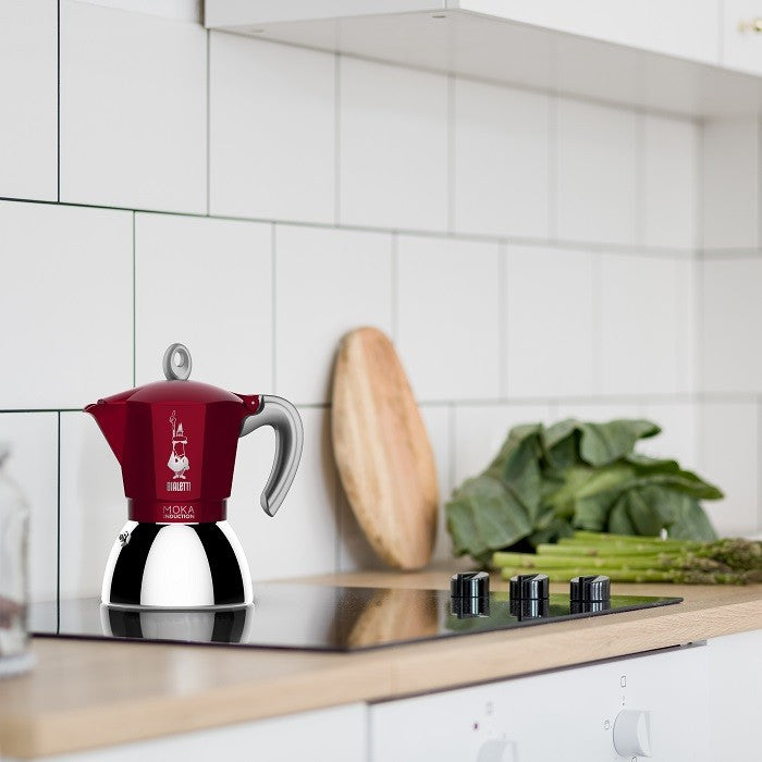 Moka Konvice Moka Induction, na 6 Šálků – Červená