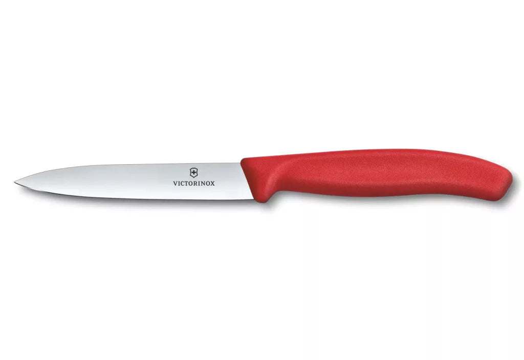 Okrajovací Nůž Swiss Classic 10 cm – Chilli Červená