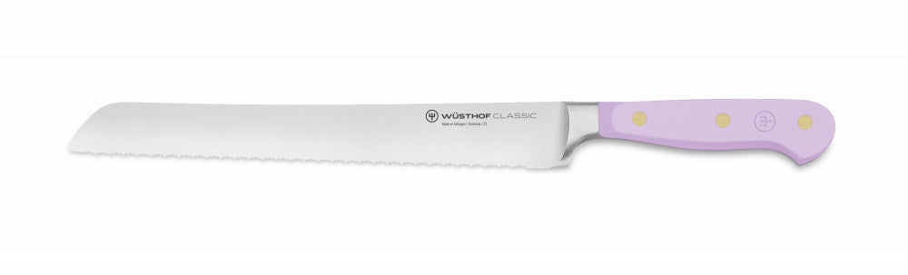Classic Colour Bread Knife 23 cm Double Serrated Purple Yam