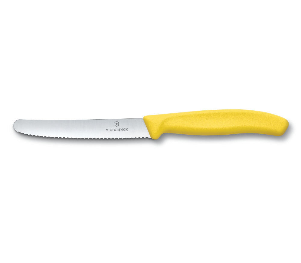 Swiss Classic Breakfast Knife Serrated Yellow