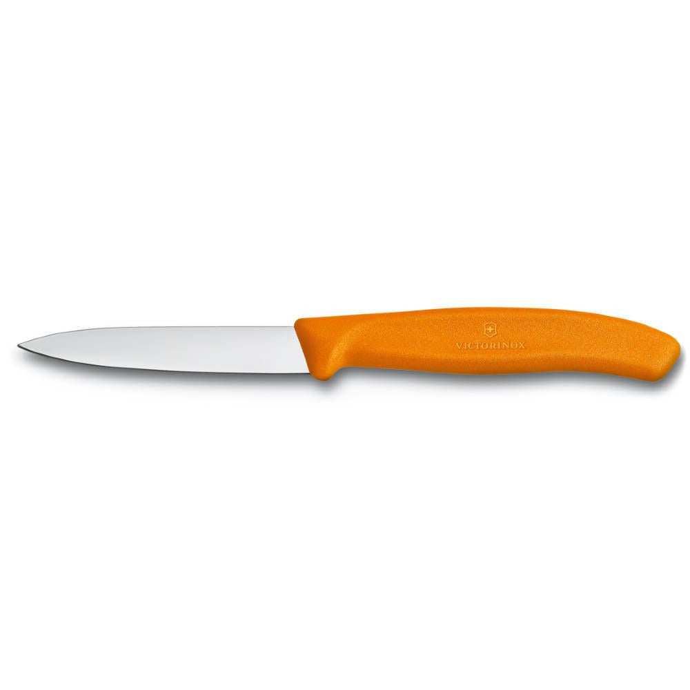 Swiss Classic Vegetable Knife Straight Pointed 8 cm Orange