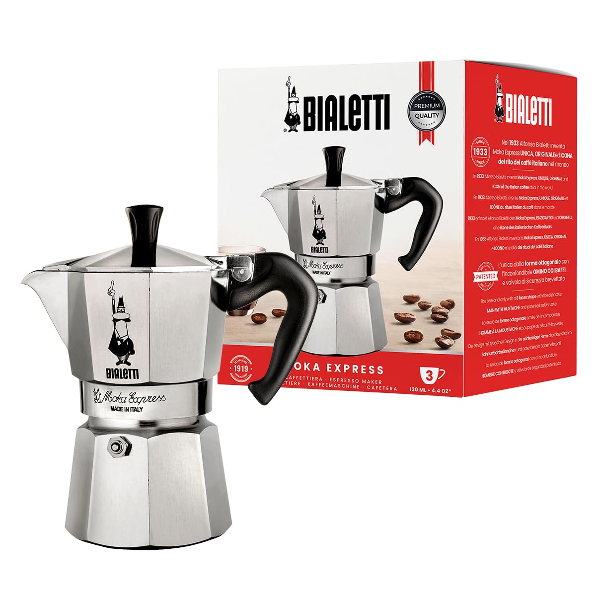 Moka konvice Moka Express, na 3 šálky