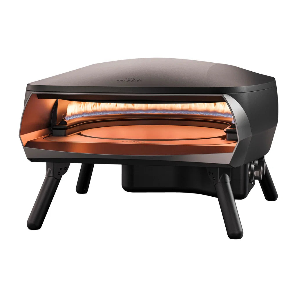 Plynová pec na pizzu Etna Rotante 16" – matně černá