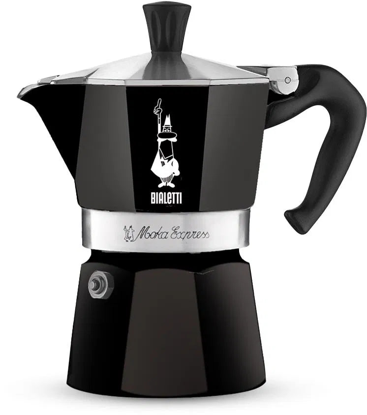 Moka konvice Moka Express, na 3 šálky – černá