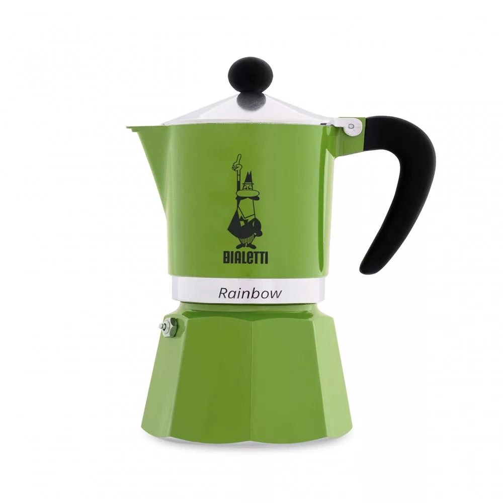 Moka konvice rainbow, na 3 šálky – zelená
