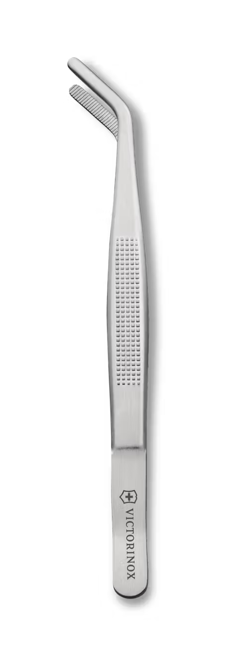 Kuchyňská pinzeta, zahnutá špička – 16 cm