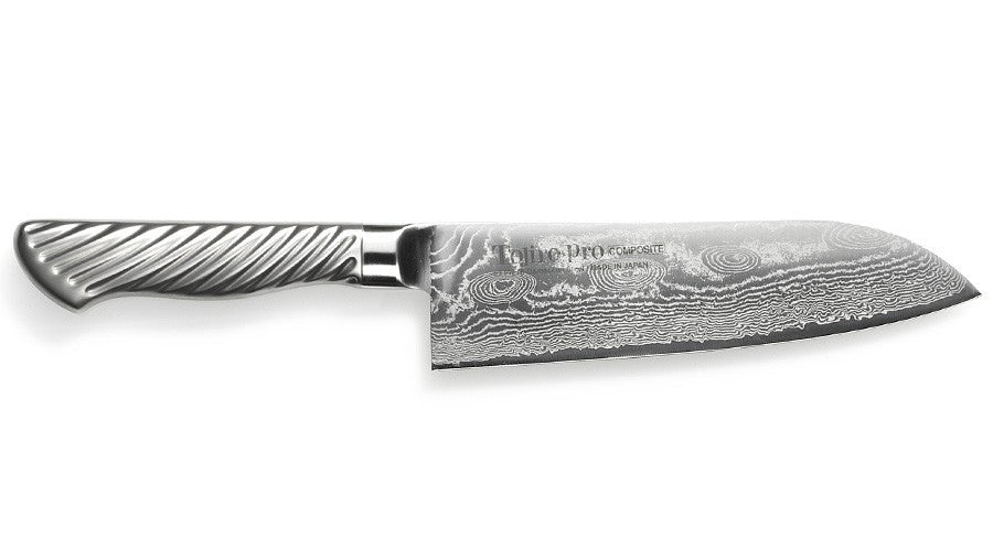 Pro Nickel Damascus Santoku 17 cm