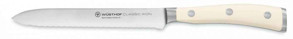Classic Ikon Creme Household Knife Sausage Knife 14 cm Serrated