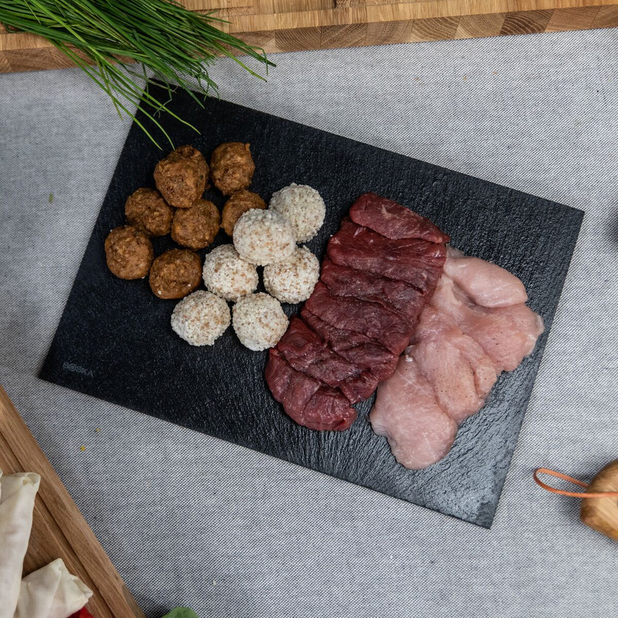 Břidlicové servírovací prkénko slate light m – 25 cm