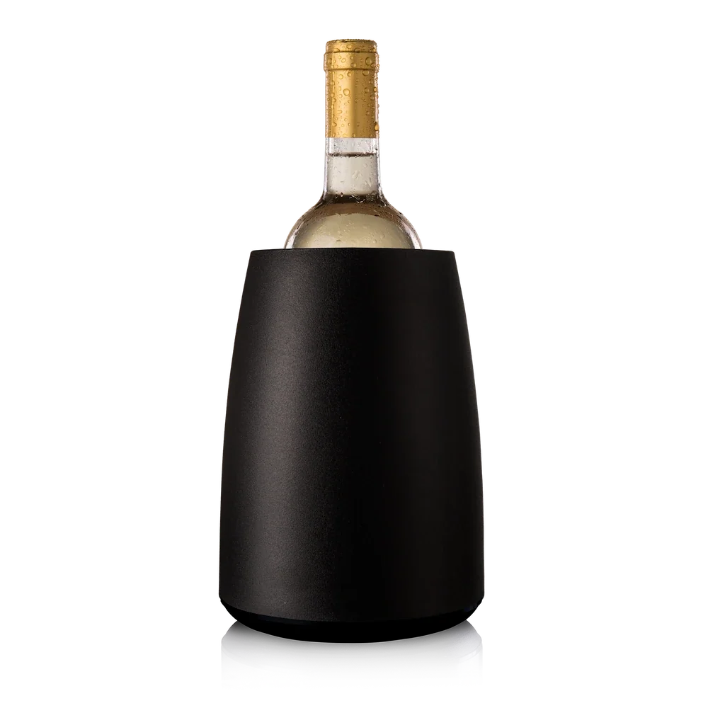Chladicí nádoba na víno Elegant – černá