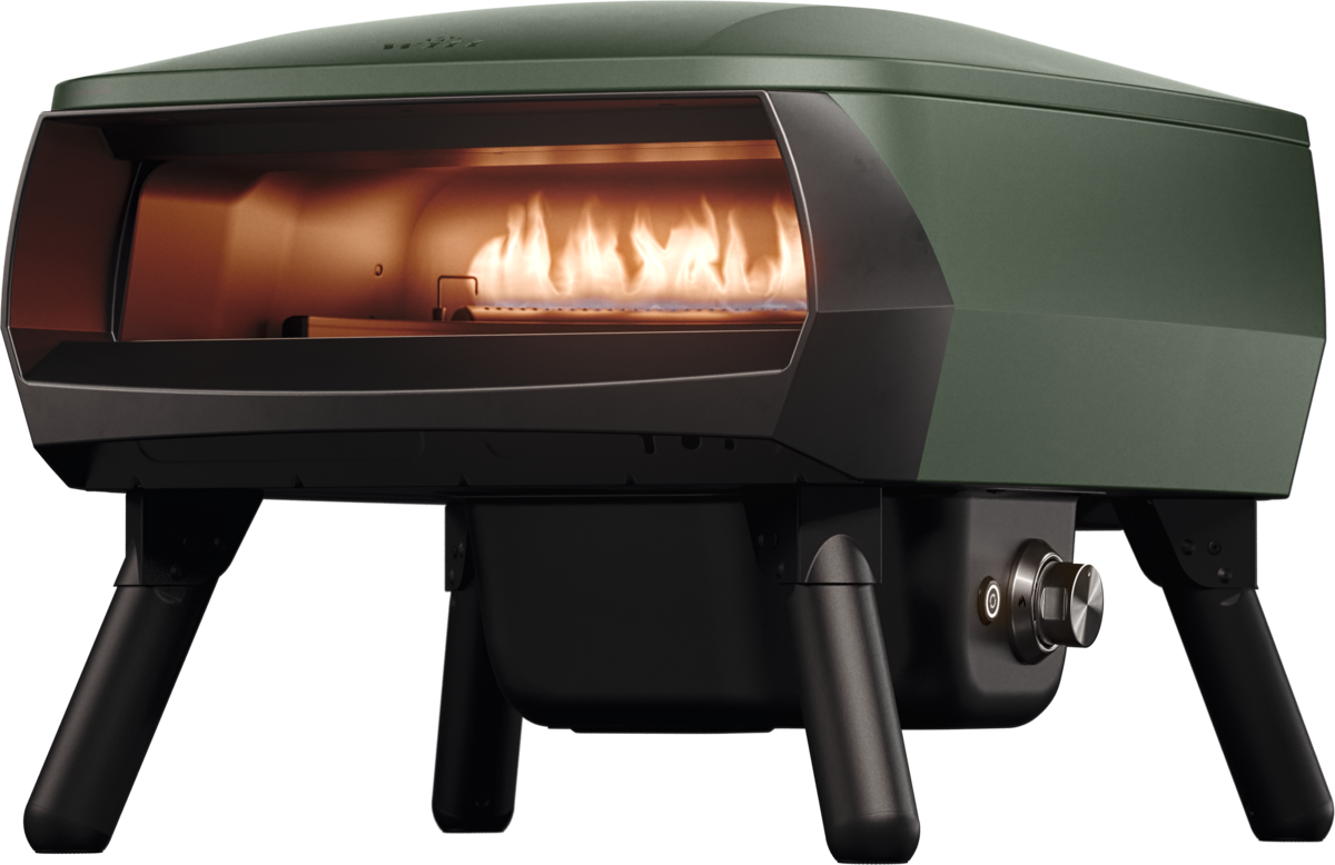 Plynová pec na pizzu Piccolo Rotante 13″ – zelená