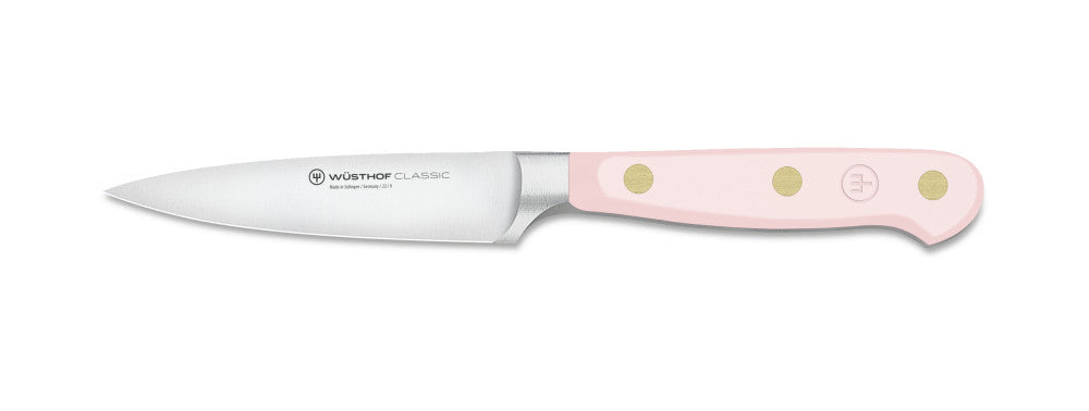 Classic Color Chopping Knife 9 cm Pink Himalayan Salt