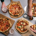 12"(30cm) Bamboo Pizza Peel & Serving Board 
